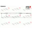 FTE FBS03023 - Tirette à câble, frein de stationnement
