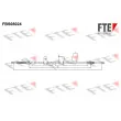 FTE FBS08024 - Tirette à câble, frein de stationnement