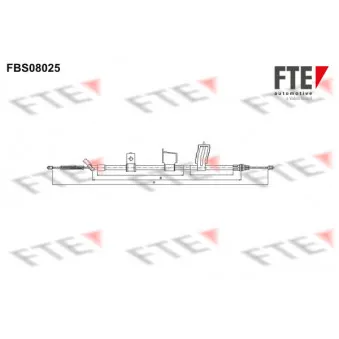Tirette à câble, frein de stationnement FTE OEM 36530JD00A