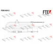 FTE FBS16012 - Tirette à câble, frein de stationnement