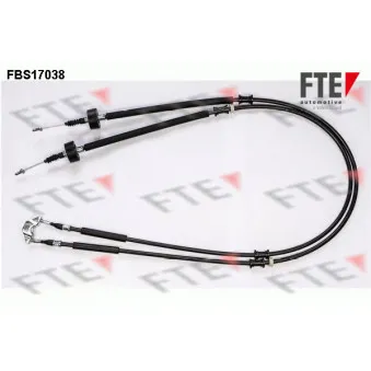Tirette à câble, frein de stationnement FTE OEM 522002