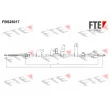 FTE FBS25017 - Tirette à câble, frein de stationnement