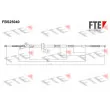 FTE FBS25040 - Tirette à câble, frein de stationnement