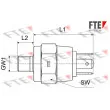 FTE H0360 - Interrupteur des feux de freins