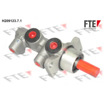 Maître-cylindre de frein FTE H209123.7.1