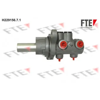 FTE H229156.7.1 - Maître-cylindre de frein