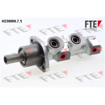 Maître-cylindre de frein FTE H239069.7.1 pour FIAT IDEA 1.4 16V - 95cv