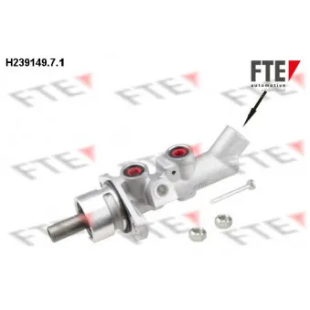 Maître-cylindre de frein FTE H239149.7.1
