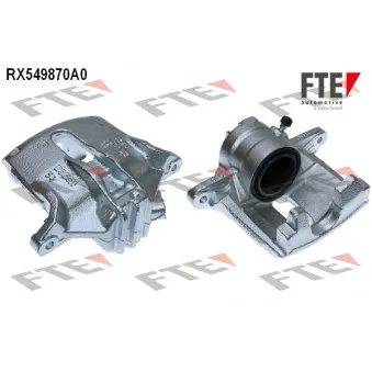 Étrier de frein FTE RX549870A0 pour PEUGEOT 207 1.4 - 73cv