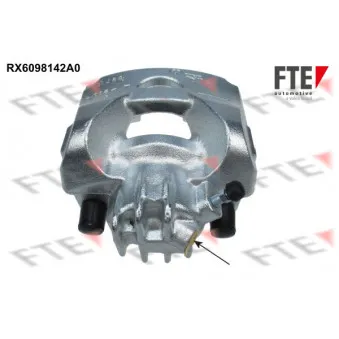 Étrier de frein FTE RX6098142A0 pour CITROEN BERLINGO 1.6 HDi 90 4x4 - 90cv