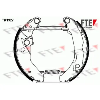 FTE TK1927 - Kit de freins arrière (prémontés)