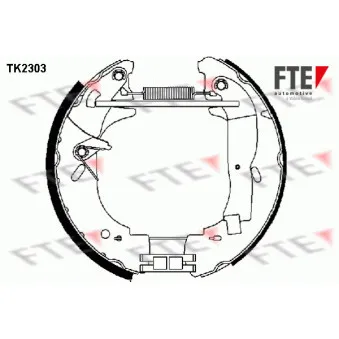 FTE TK2303 - Kit de freins arrière (prémontés)