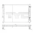 Radiateur, refroidissement du moteur TYC [702-0018]