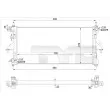 TYC 709-0028-R - Radiateur, refroidissement du moteur