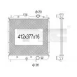 TYC 723-1013 - Radiateur, refroidissement du moteur