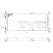 TYC 725-0019-R - Radiateur, refroidissement du moteur