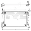 TYC 725-0035 - Radiateur, refroidissement du moteur