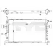 TYC 725-0040-R - Radiateur, refroidissement du moteur