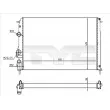 TYC 728-0055-R - Radiateur, refroidissement du moteur