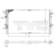 TYC 731-0002 - Radiateur, refroidissement du moteur