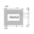 TYC 735-1001 - Radiateur, refroidissement du moteur