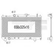 TYC 736-1003 - Radiateur, refroidissement du moteur
