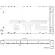 TYC 737-0019 - Radiateur, refroidissement du moteur