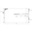 Radiateur, refroidissement du moteur TYC [737-0026]