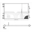 TYC 737-0041 - Radiateur, refroidissement du moteur