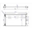 TYC 737-0043-R - Radiateur, refroidissement du moteur