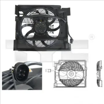TYC 803-0006 - Ventilateur, refroidissement du moteur