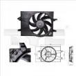 Ventilateur, refroidissement du moteur TYC [810-0025]