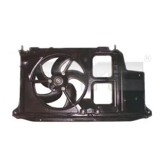 Ventilateur, refroidissement du moteur TYC 826-1016 pour PEUGEOT 206 1.4 HDi - 69cv