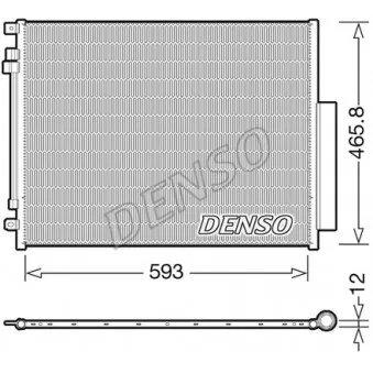 DENSO DCN01005 - Condenseur, climatisation