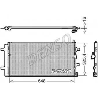 DENSO DCN02040 - Condenseur, climatisation