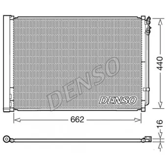 DENSO DCN05032 - Condenseur, climatisation