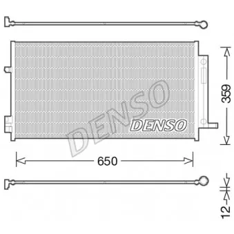 DENSO DCN06016 - Condenseur, climatisation