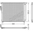 Condenseur, climatisation DENSO [DCN10049]