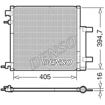 Condenseur, climatisation DELPHI CF20220