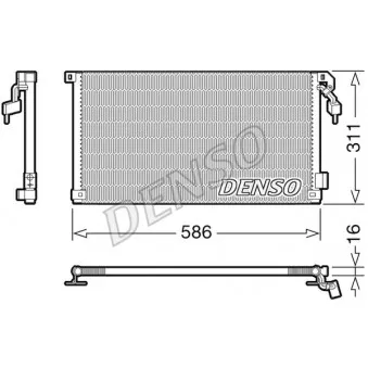 DENSO DCN21012 - Condenseur, climatisation