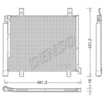 DENSO DCN32023 - Condenseur, climatisation