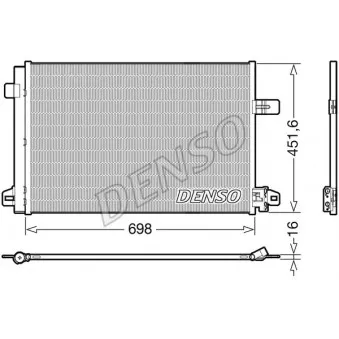 DENSO DCN32028 - Condenseur, climatisation