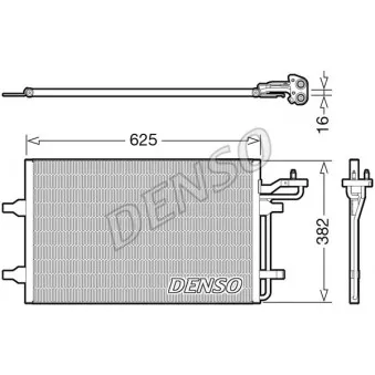 DENSO DCN33009 - Condenseur, climatisation