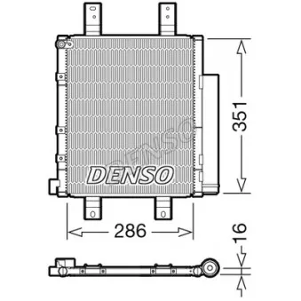 DENSO DCN35005 - Condenseur, climatisation