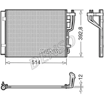 DENSO DCN41014 - Condenseur, climatisation