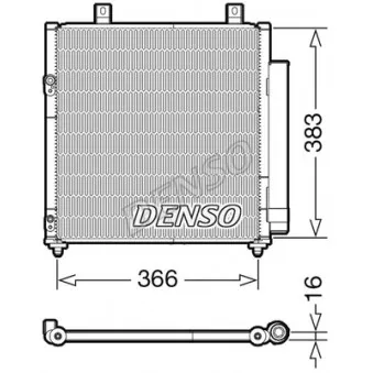 DENSO DCN45007 - Condenseur, climatisation