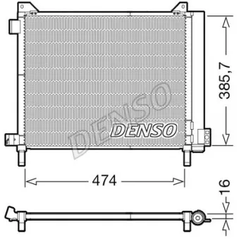 DENSO DCN46030 - Condenseur, climatisation