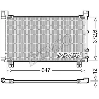 DENSO DCN50053 - Condenseur, climatisation