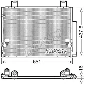 DENSO DCN50057 - Condenseur, climatisation