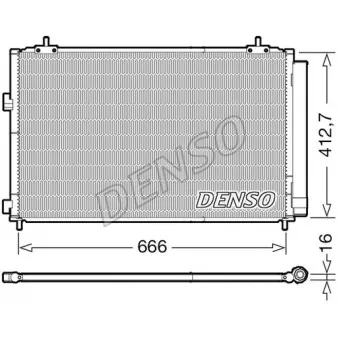 DENSO DCN50059 - Condenseur, climatisation